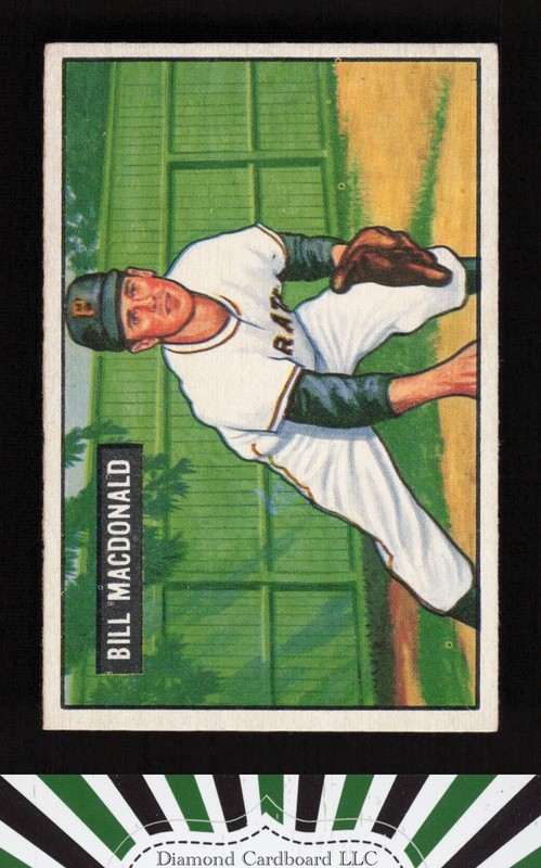 1951 Bowman #239 Bill Macdonald EX+ [CENTERED], front