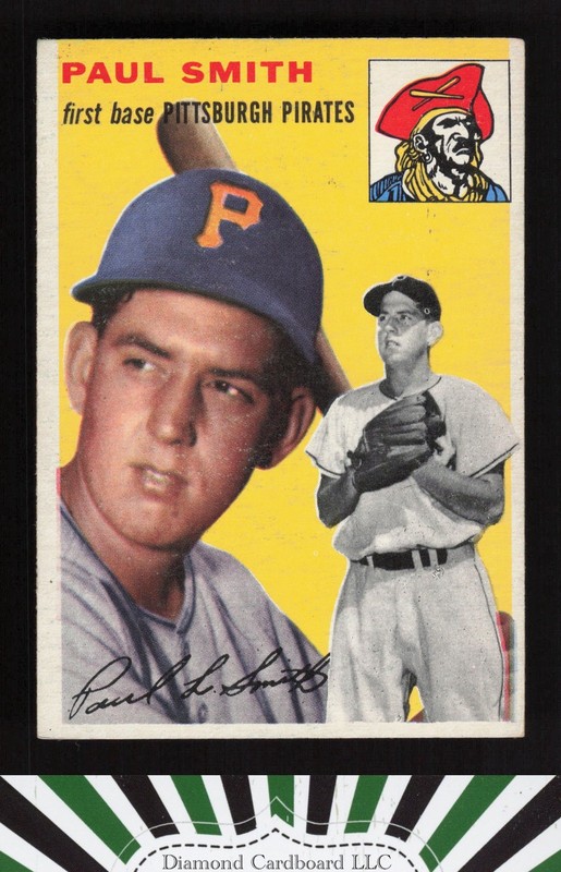 1954 Topps #11 Paul Smith VGEX+ m, front