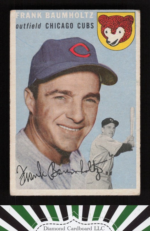 1954 Topps #60 Frank Baumholtz VG j, front