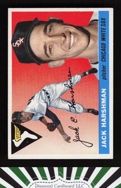 1955 Topps #104 Jack Harshman VGEX+ [GREAT EYE APPEAL] h, front