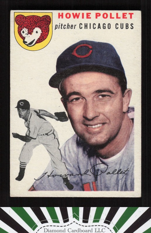 1954 Topps #89 Howie Pollet VGEX f, front