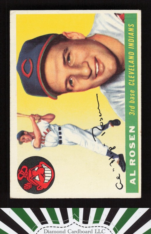 1955 Topps #70 Al Rosen VGEX+ p, front