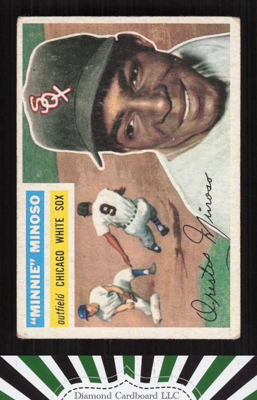 1956 Topps #125 Minnie Minoso VGEX m, front