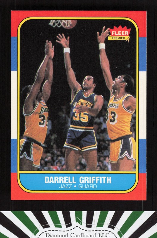 1986-87 Fleer #42 Darrell Griffith NMMT, front