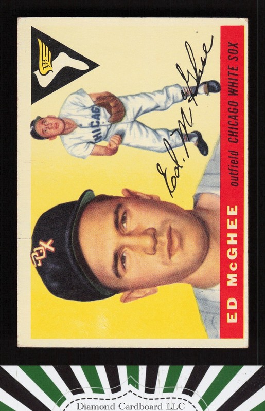 1955 Topps #32 Ed McGhee VGEX q, front