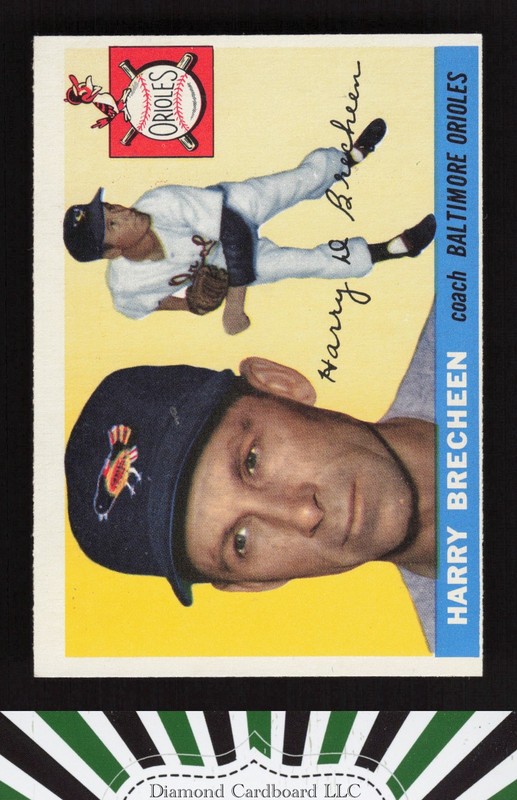 1955 Topps #113 Harry Brecheen EX n, front