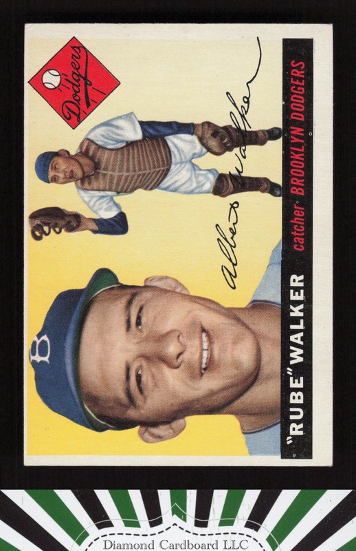 1955 Topps #108 "Rube" Walker VGEX+ h, front