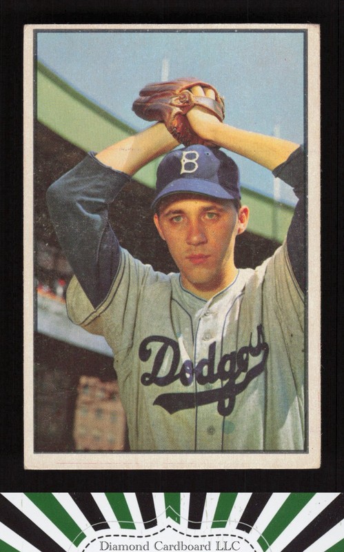 1953 Bowman Color #14 Billy Loes VGEX b, front