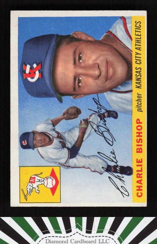 1955 Topps #96 Charlie Bishop VGEX k, front