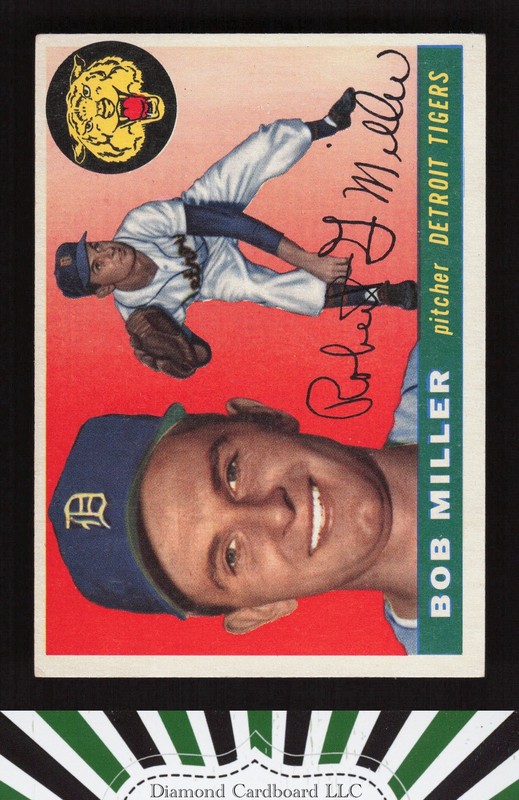 1955 Topps #9 Bob Miller VGEX m, front