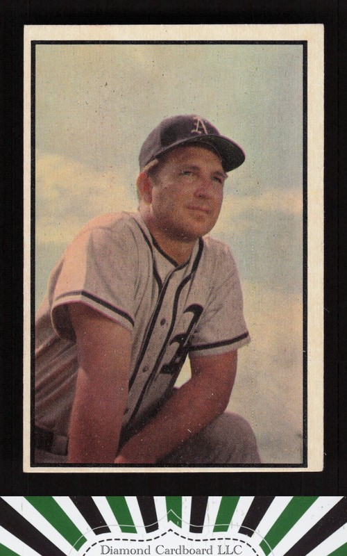 1953 Bowman Color #155 Allie Clark VGEX+ a, front