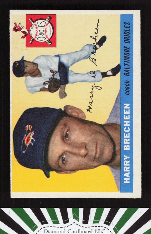 1955 Topps #113 Harry Brecheen EXMT m, front