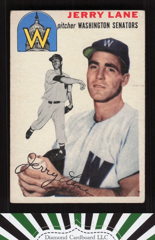 1954 Topps #97 Jerry Lane VG+ i, front
