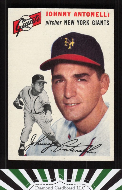 1954 Topps #119 Johnny Antonelli EXMT l, front