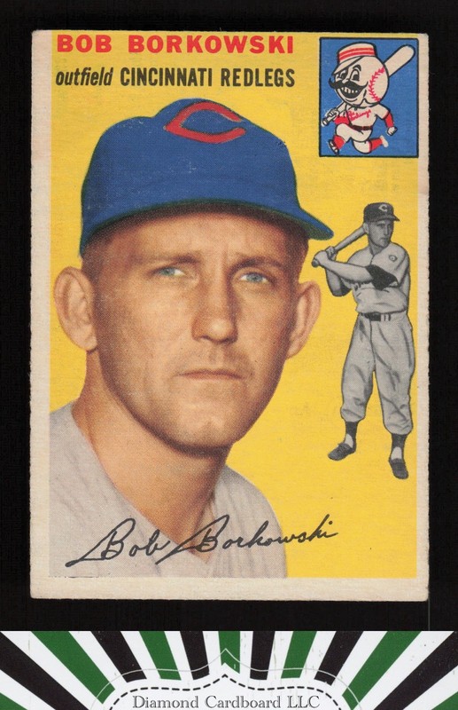 1954 Topps #138 Bob Borkowski VGEX d, front