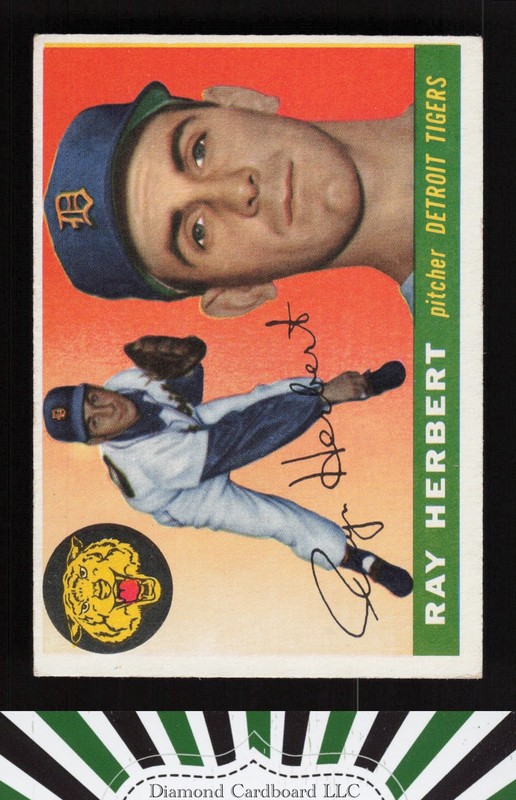 1955 Topps #138 Ray Herbert VGEX a, front
