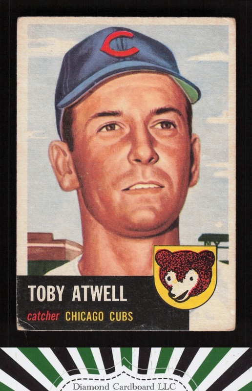 1953 Topps #23 Toby Atwell VG a, front