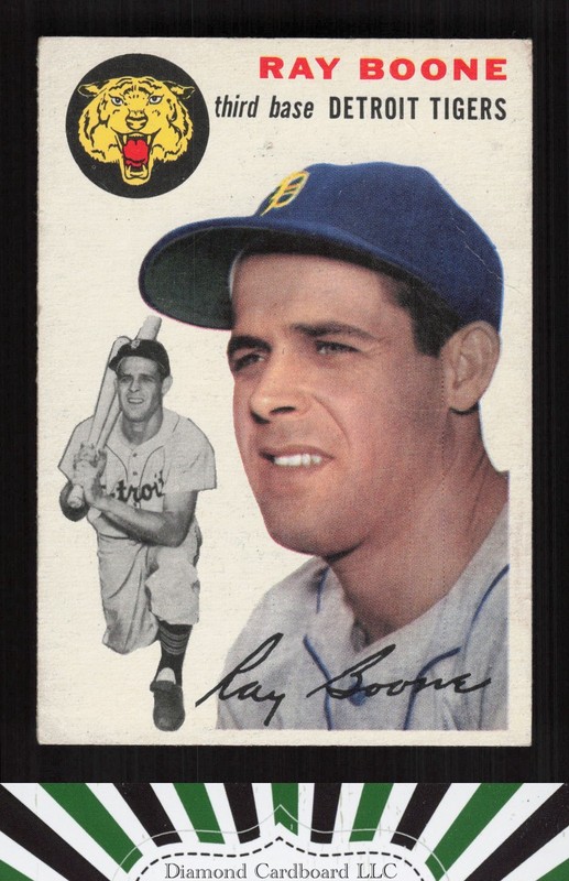 1954 Topps #77 Ray Boone GD+ j, front