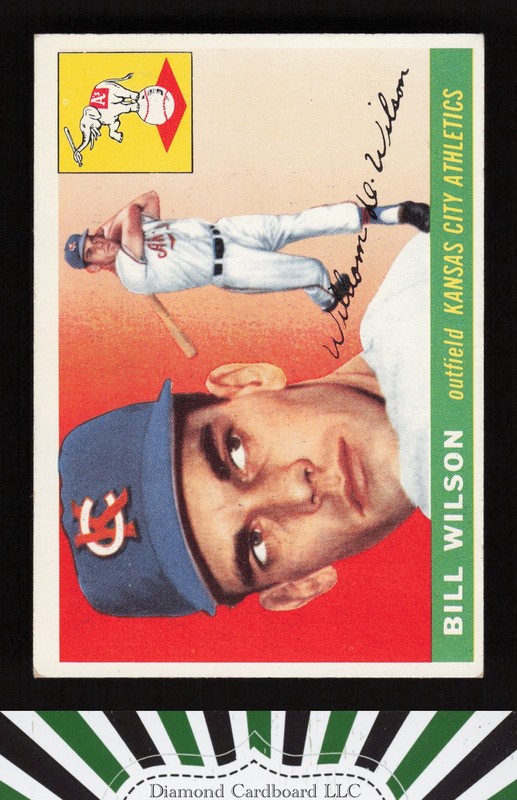 1955 Topps #86 Bill Wilson VGEX+ r, front