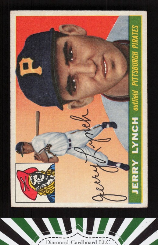 1955 Topps #142 Jerry Lynch VGEX+ [NICELY CENTERED] e, front