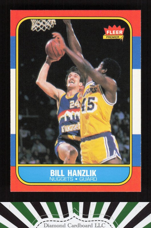 1986-87 Fleer #43 Bill Hanzlik NM, front