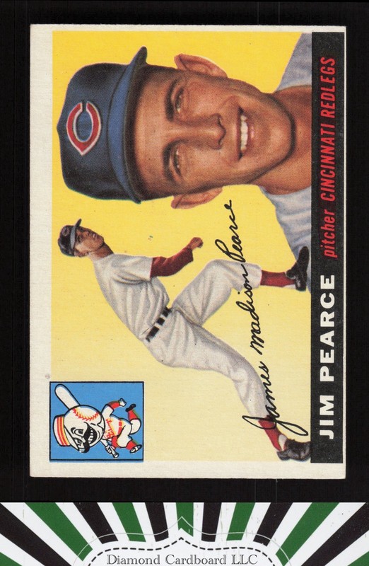 1955 Topps #170 Jim Pearce VG j, front