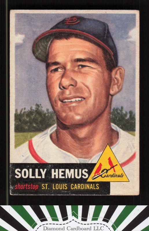 1953 Topps #231 Solly Hemus VG c, front