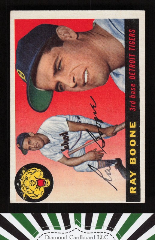 1955 Topps #65 Ray Boone VGEX f, front