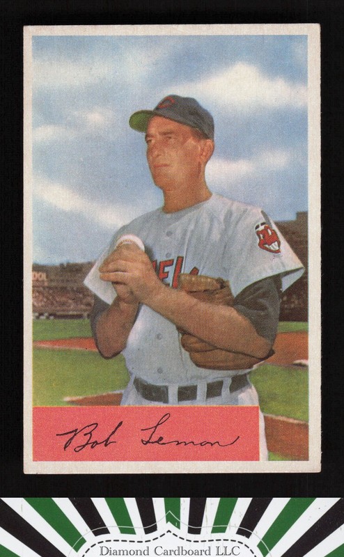 1954 Bowman #196 Bob Lemon VGEX [GOOD EYE APPEAL] e, front
