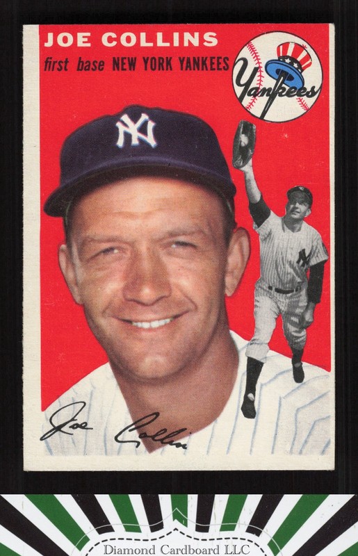 1954 Topps #83 Joe Collins EXMT a, front
