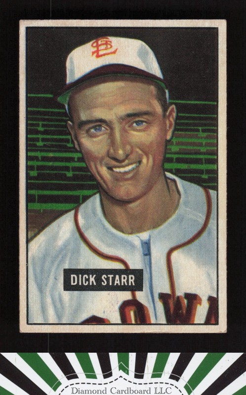 1951 Bowman #137 Dick Starr VG+, front