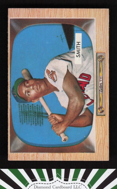 1955 Bowman #20 Al Smith EX, front