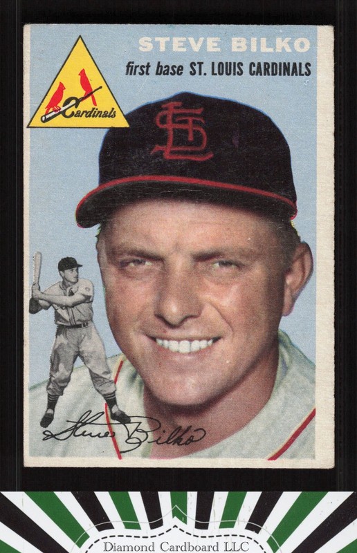 1954 Topps #116 Steve Bilko VG j, front