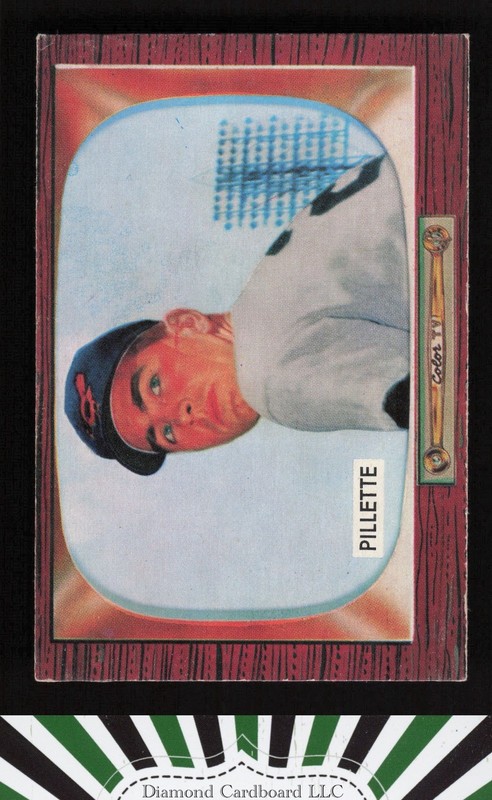 1955 Bowman #244 Duane Pillette VGEX+, front