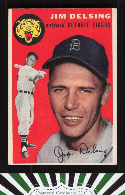 1954 Topps #111 Jim Delsing VGEX+ i, front