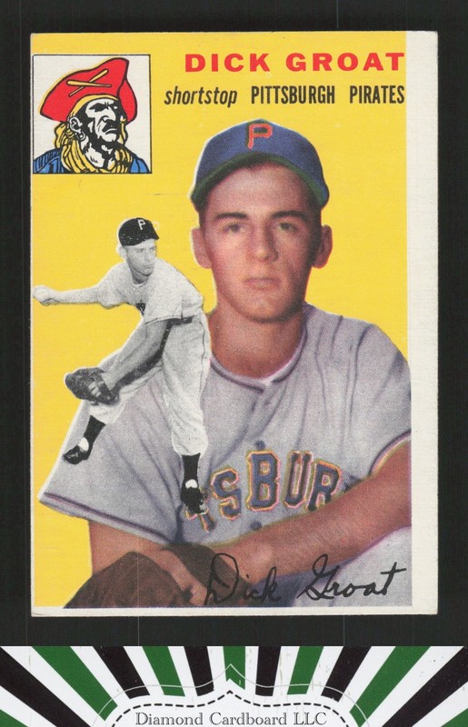 1954 Topps #43 Dick Groat EX (MC) j, front