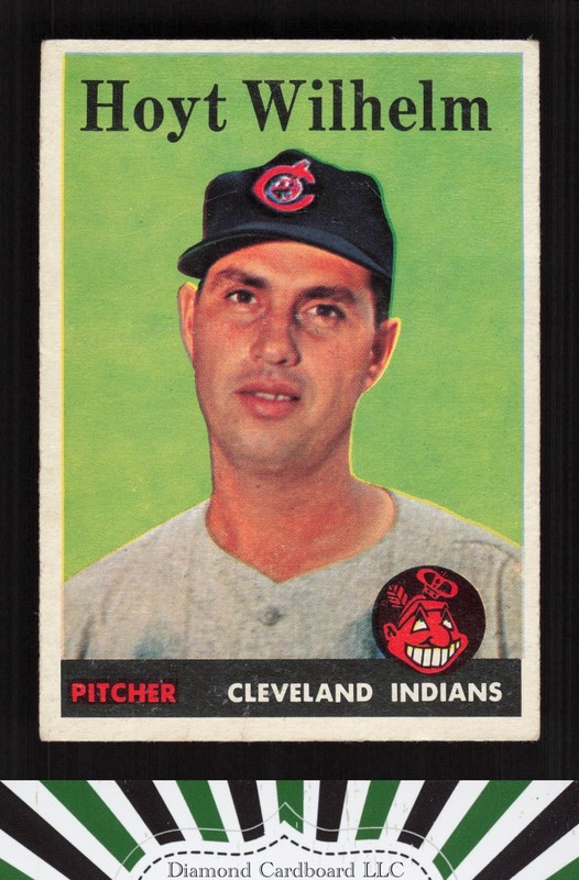 1958 Topps #324 Hoyt Wilhelm VGEX g, front