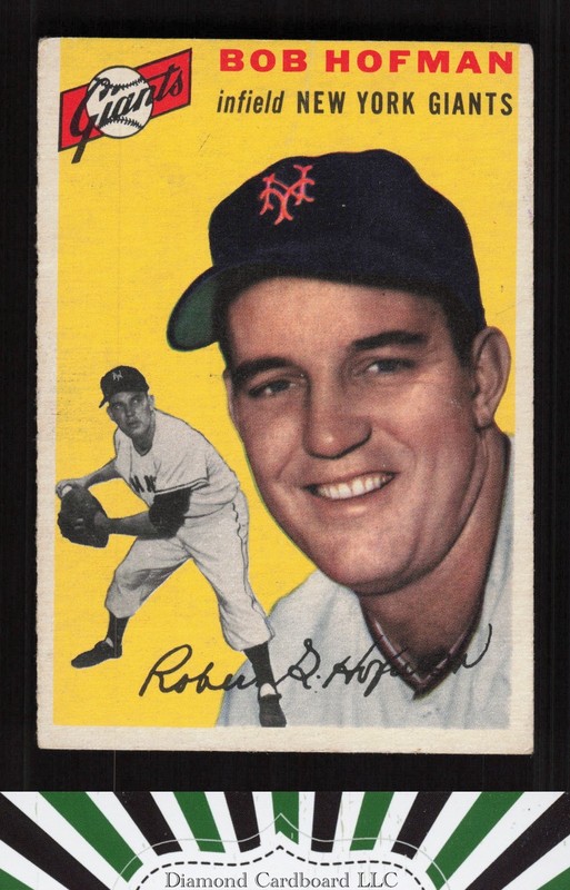 1954 Topps #99 Bobby Hofman GD+ k, front