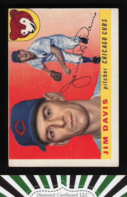 1955 Topps #68 Jim Davis VG (MC) a, front