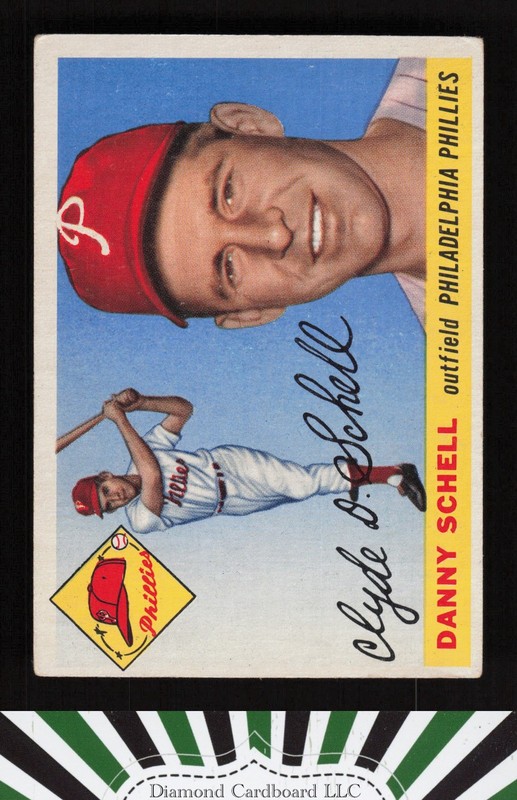 1955 Topps #79 Danny Schell VG+ e, front