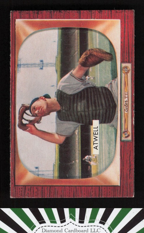 1955 Bowman #164 Toby Atwell EX, front