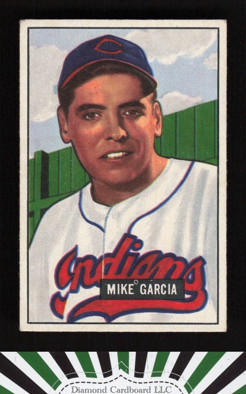 1951 Bowman #150 Mike Garcia VGEX+ [CENTERED], front