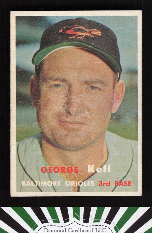 1957 Topps #230 George Kell VGEX i, front
