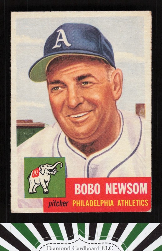 1953 Topps #15 Bobo Newsom VGEX d, front