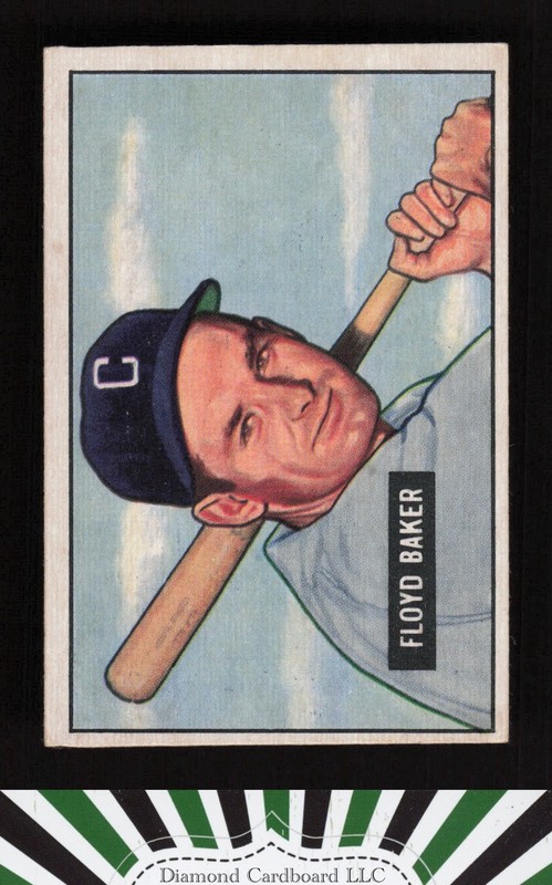 1951 Bowman #87 Floyd Baker VG, front