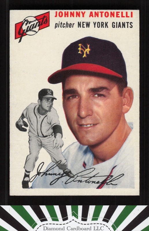 1954 Topps #119 Johnny Antonelli EXMT+ c, front