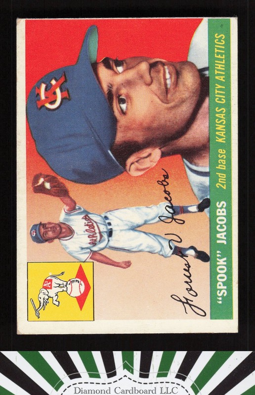 1955 Topps #61 Spook Jacobs VGEX n, front