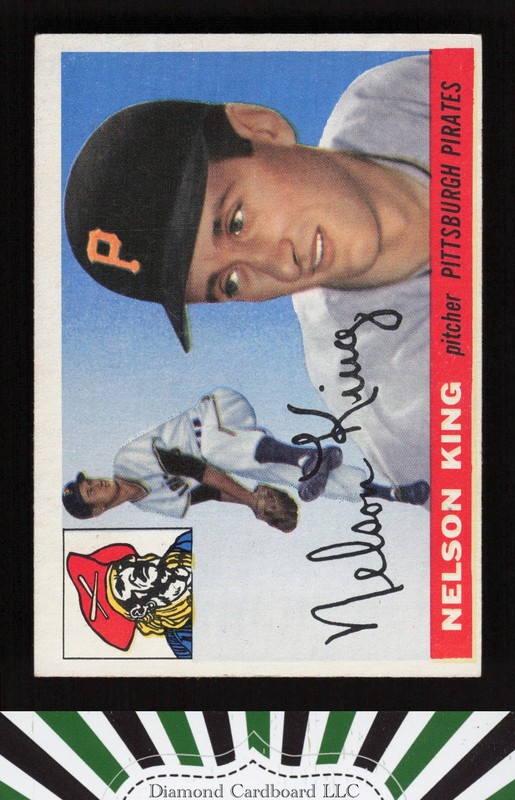 1955 Topps #112 Nelson King VGEX k, front