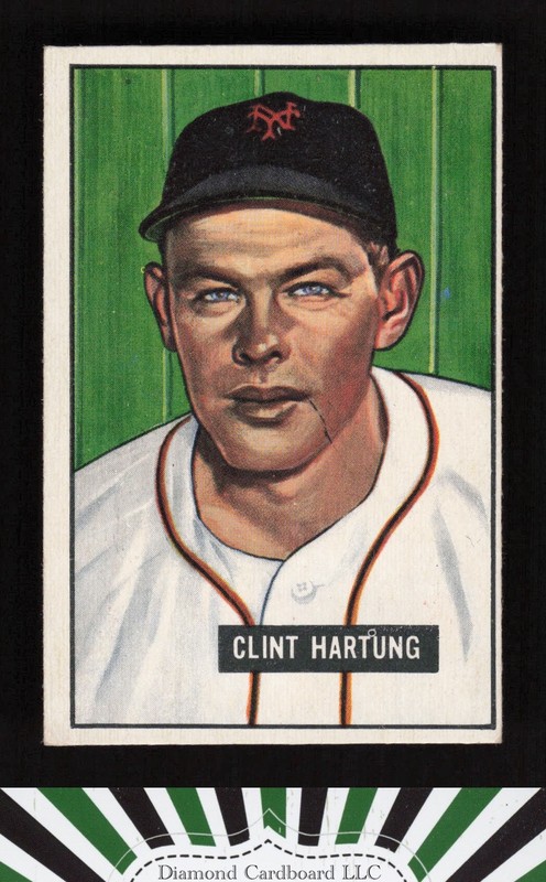 1951 Bowman #234 Clint Hartung VGEX, front