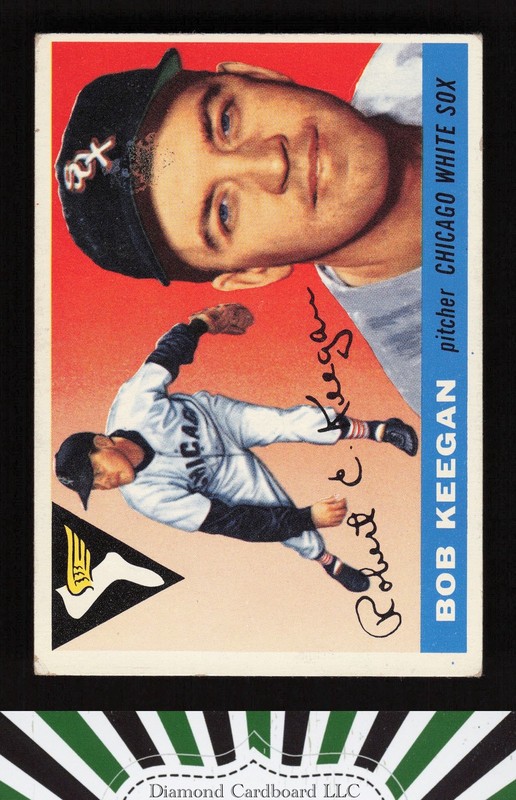 1955 Topps #10 Bob Keegan VGEX c, front